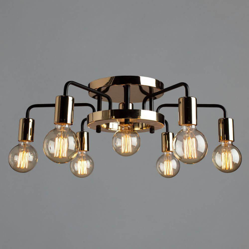 Потолочная люстра Arte Lamp Gelo A6001PL-7BK Потолочная люстра Arte Lamp Gelo A6001PL-7BK