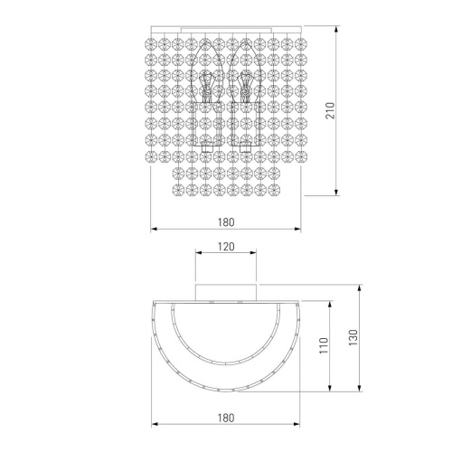 Бра Eurosvet 3122/2 золото Strotskis Бра Eurosvet 3122/2 золото Strotskis
