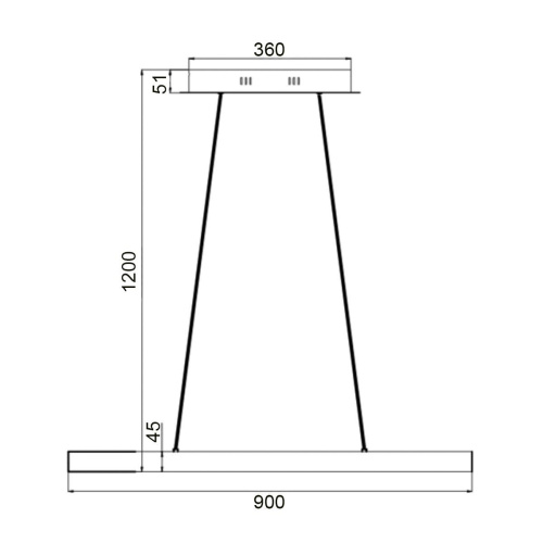 Подвесной светильник Vele Luce Latte VL7121P09 Подвесной светильник Vele Luce Latte VL7121P09