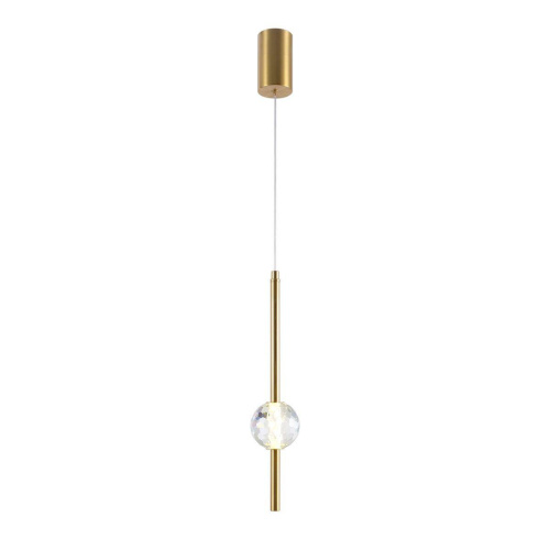 Подвесной светодиодный светильник Indigo Ciondolo 11066/1P Brass V000170L Подвесной светодиодный светильник Indigo Ciondolo 11066/1P Brass V000170L