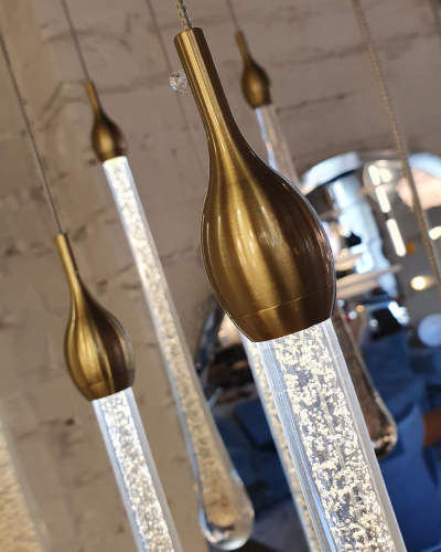 Подвесной светильник Teardrop 5 gold Подвесной светильник Teardrop 5 gold