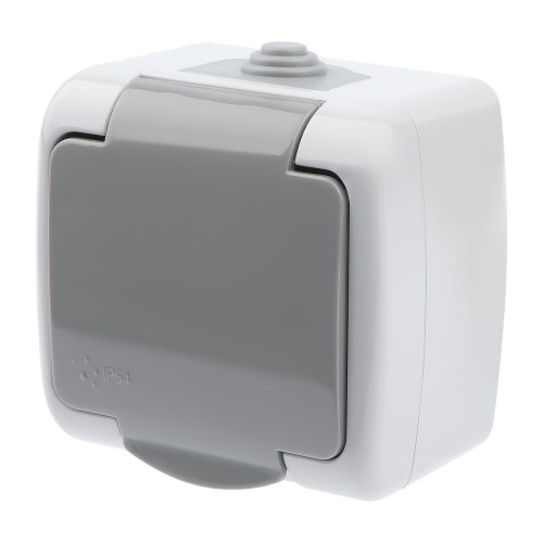 Розетка ЭРА Intro Atlantic Schuko 2P+E 16A 250V со шторками с крышкой 5-202-03 Б0050946 Розетка ЭРА Intro Atlantic Schuko 2P+E 16A 250V со шторками с крышкой 5-202-03 Б0050946