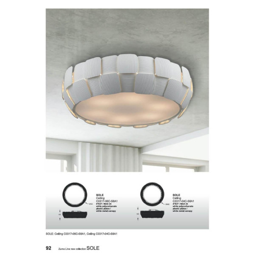Потолочная люстра Zumaline Sole C0317-04C-S8A1 Потолочная люстра Zumaline Sole C0317-04C-S8A1