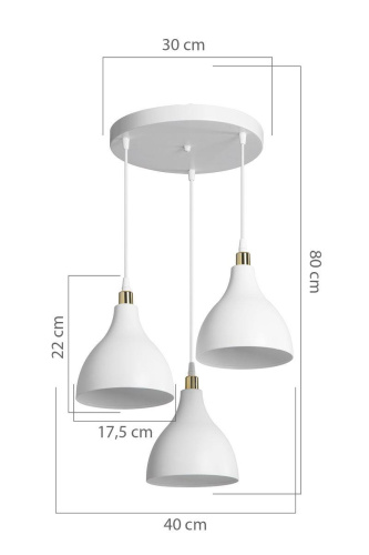 Подвесная люстра Toplight Marjory TL1615H-03WH Подвесная люстра Toplight Marjory TL1615H-03WH