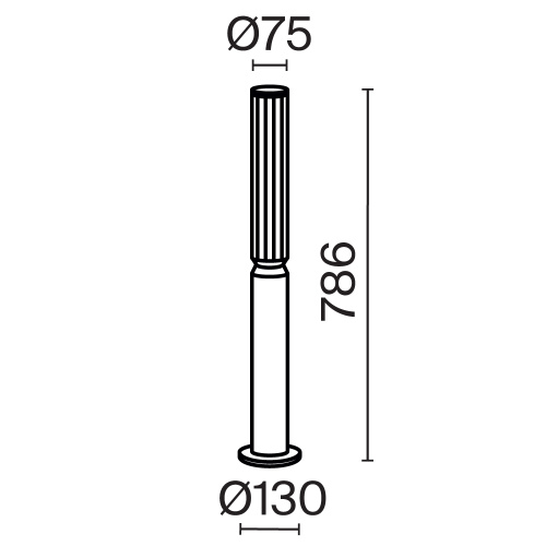 Ландшафтный светильник Outdoor O593FL-L12BR3K Ландшафтный светильник Outdoor O593FL-L12BR3K