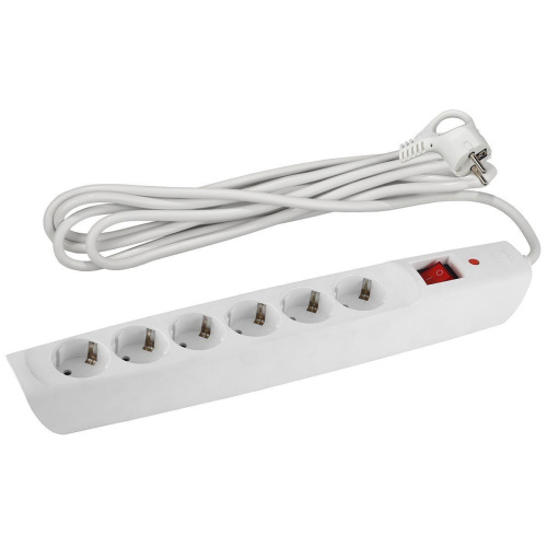 Сетевой фильтр ЭРА 6гн 4м с/з SFX-6es-4m-W Б0044025 Сетевой фильтр ЭРА 6гн 4м с/з SFX-6es-4m-W Б0044025