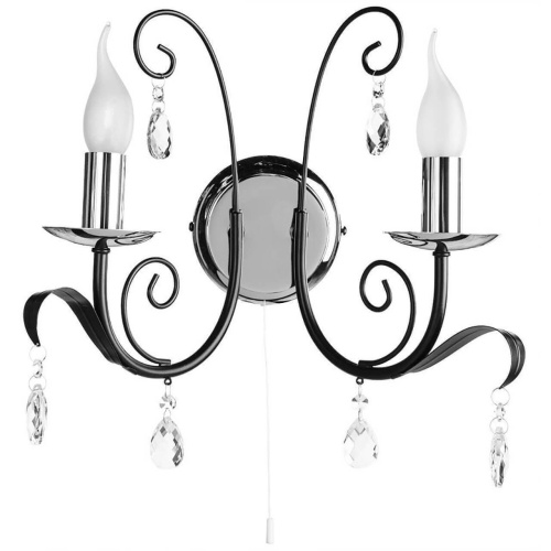 Бра Arte Lamp Romana A1742AP-2BK Бра Arte Lamp Romana A1742AP-2BK