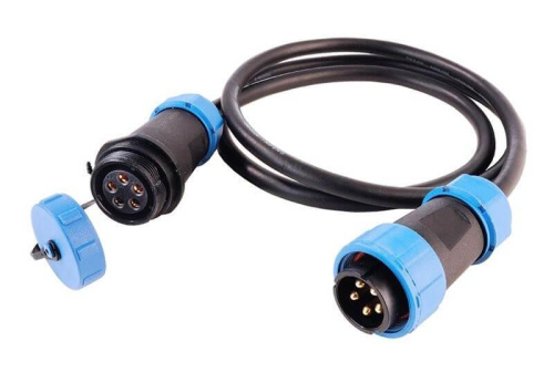 Соединитель Deko-Light connecting cable Weipu 5-pole 940009 Соединитель Deko-Light connecting cable Weipu 5-pole 940009