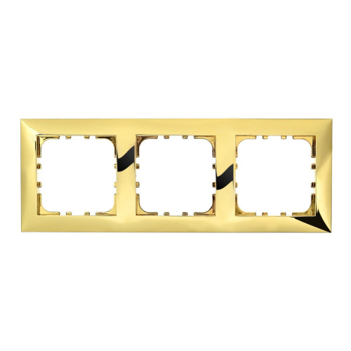 Рамка LK Studio 3-постовая (золото) LK60 864316-1 Рамка LK Studio 3-постовая (золото) LK60 864316-1