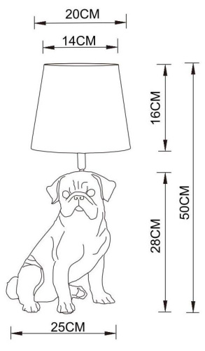 Настольная лампа Arte Lamp Bobby A1512LT-1BK Настольная лампа Arte Lamp Bobby A1512LT-1BK