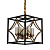 Подвесная люстра Lumina Deco Quadrato LDP 1223-4 BK+MD