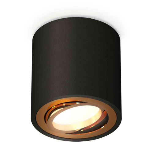 Комплект накладного светильника Ambrella light Techno Spot XS7532004 SBK/PYG черный песок/золото желтое полированное (C7532, N7004) Комплект накладного светильника Ambrella light Techno Spot XS7532004 SBK/PYG черный песок/золото желтое полированное (C7532, N7004)