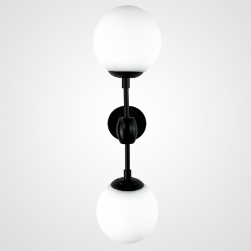 Бра Modo 2 Globes Black And White Glass By Imperiumloft Бра Modo 2 Globes Black And White Glass By Imperiumloft