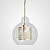 Подвесной Светильник Catch F Pear Brass D25 By Imperiumloft