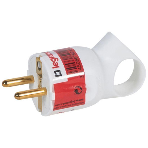 Вилка 2К+3 Legrand Helium 050190