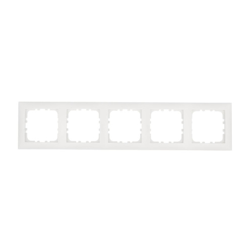 Рамка LK Studio 5-постовая (белый) LK60 864504-1 Рамка LK Studio 5-постовая (белый) LK60 864504-1
