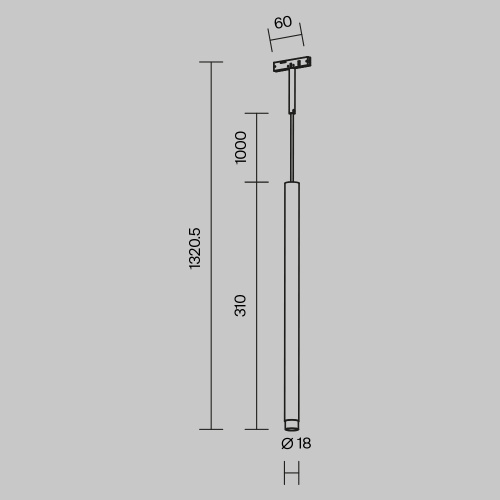 Трековый подвесной светильник Technical TR191-1-3W3K-M-BW Трековый подвесной светильник Technical TR191-1-3W3K-M-BW