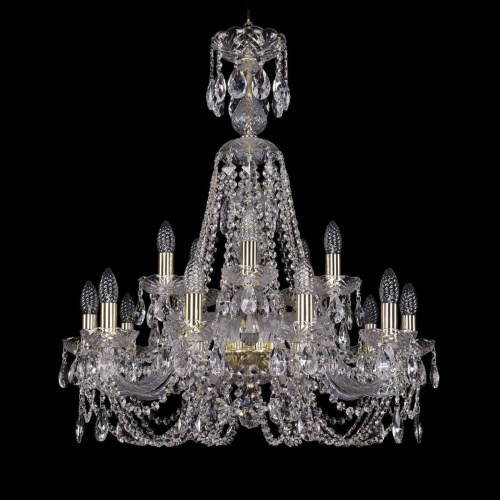 Подвесная люстра Bohemia Ivele 1406/10+5/240/XL-78 G Подвесная люстра Bohemia Ivele 1406/10+5/240/XL-78 G