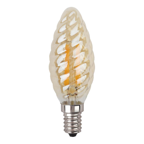 Лампа светодиодная ЭРА E14 9W 2700K золотая F-LED BTW-9W-827-E14 gold Б0047011 Лампа светодиодная ЭРА E14 9W 2700K золотая F-LED BTW-9W-827-E14 gold Б0047011