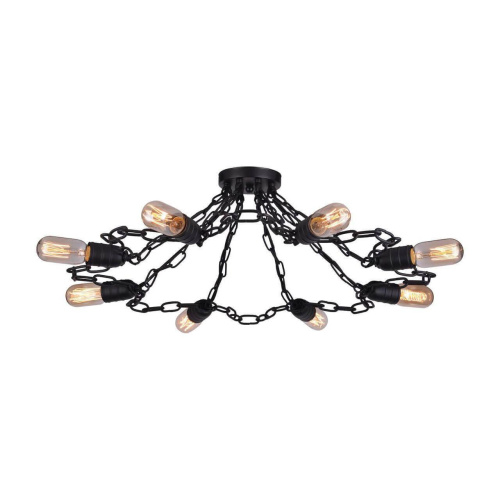 Потолочная люстра Arte Lamp A9344PL-8BK Потолочная люстра Arte Lamp A9344PL-8BK