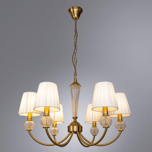 Подвесная люстра Arte Lamp Gracie A7301LM-6PB Подвесная люстра Arte Lamp Gracie A7301LM-6PB