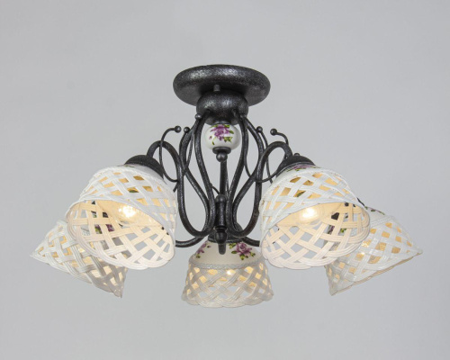 Потолочная люстра Abrasax Emilia MDK9365/5BBlack Потолочная люстра Abrasax Emilia MDK9365/5BBlack
