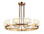 Подвесная люстра Newport Jessica 4338+2/C new gold М0070421