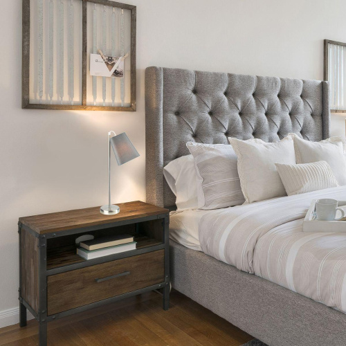 Настольная лампа Escada Hall 110185/L Grey Настольная лампа Escada Hall 110185/L Grey