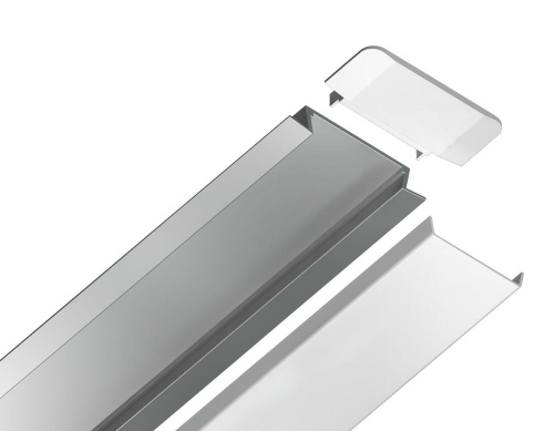 Встраиваемый профиль с рассеивателем Ambrella Illumination GP1100AL Встраиваемый профиль с рассеивателем Ambrella Illumination GP1100AL