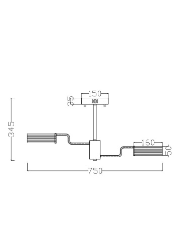 Потолочный светильник Freya FR6039CL-L64CH Потолочный светильник Freya FR6039CL-L64CH