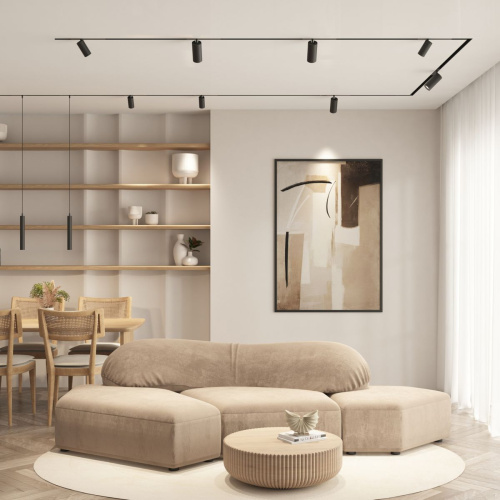 Трековый светодиодный светильник Denkirs Simple Spot DK8120-BK Трековый светодиодный светильник Denkirs Simple Spot DK8120-BK