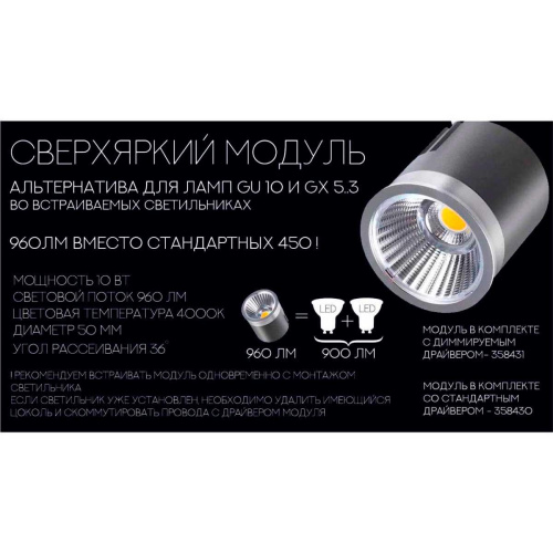 Светодиодный модуль Novotech Diod Diod 358431