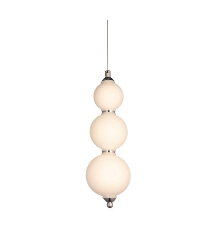 Подвесной светодиодный светильник Lumina Deco Snowman LDP 6834-1 WT+CHR Подвесной светодиодный светильник Lumina Deco Snowman LDP 6834-1 WT+CHR