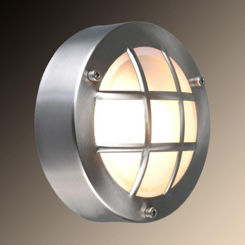 Уличный настенный светильник Arte Lamp Lanterns A2361AL-1SS Уличный настенный светильник Arte Lamp Lanterns A2361AL-1SS