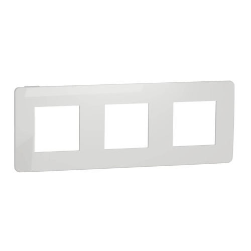 Рамка 3-постовая Schneider Electric Unica New NU280618 Рамка 3-постовая Schneider Electric Unica New NU280618