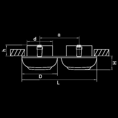 Встраиваемый светильник Lightstar Ocula 011826 Встраиваемый светильник Lightstar Ocula 011826