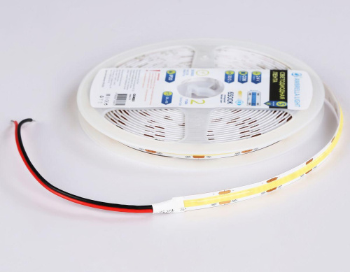 Светодиодная лента Ambrella Light 10W/m 320LED/m COB холодный белый 5M GS4653 Светодиодная лента Ambrella Light 10W/m 320LED/m COB холодный белый 5M GS4653