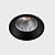 Встраиваемый светодиодный светильник Italline IT08-8035 black 3000K