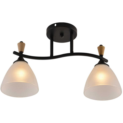 Люстра Reluce 01589-3.3-02B BK+WOOD Люстра Reluce 01589-3.3-02B BK+WOOD