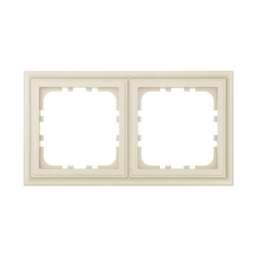 Рамка 2-постовая LK Studio (бежевый матовый) LK80 CLASSIC, 894202-1
