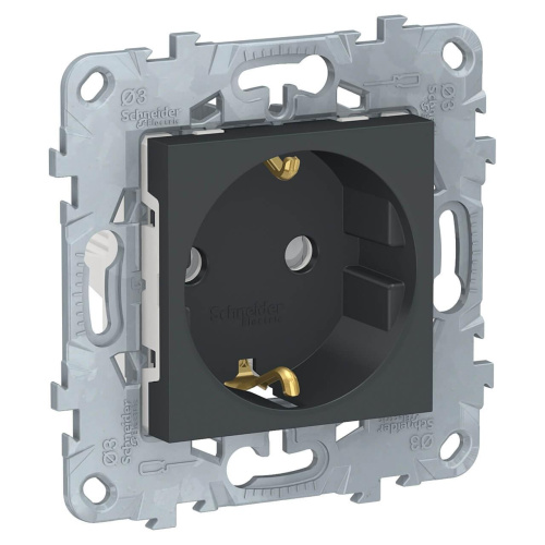 Розетка Schneider Electric Unica New с/з со шторками 16A 250V NU503754 Розетка Schneider Electric Unica New с/з со шторками 16A 250V NU503754