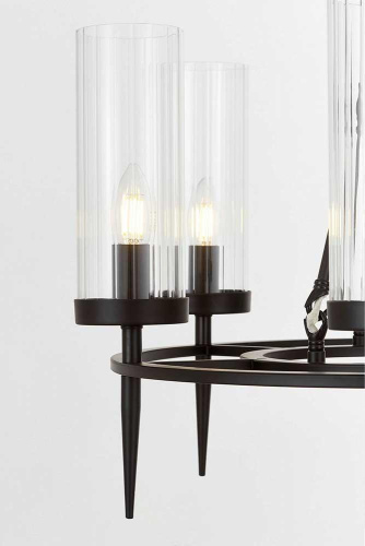 Подвесная люстра Lumina Deco Moratti LDP 8022-6 BK+PR Подвесная люстра Lumina Deco Moratti LDP 8022-6 BK+PR