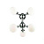 Потолочная люстра Ideal Lux Nodi Pl5 Bianco 073712