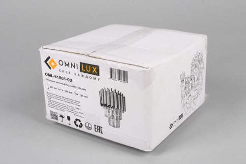 Настенный светильник Omnilux Fontevivo OML-81901-02 Настенный светильник Omnilux Fontevivo OML-81901-02