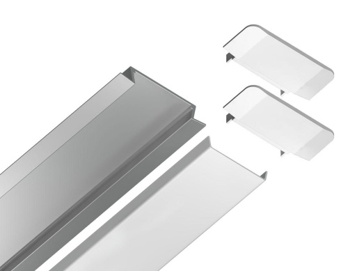 Встраиваемый профиль с рассеивателем Ambrella Illumination GP1100AL Встраиваемый профиль с рассеивателем Ambrella Illumination GP1100AL