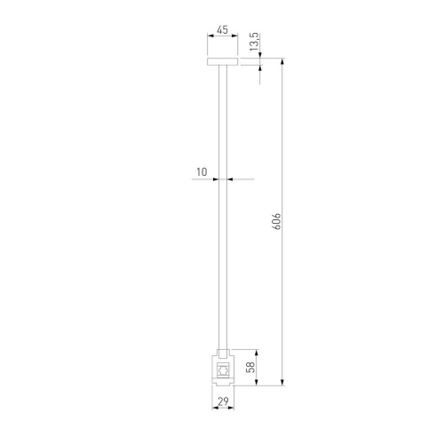 Декоративная стойка Elektrostandard Esthetic Magnetic 85151/00 a065447 Декоративная стойка Elektrostandard Esthetic Magnetic 85151/00 a065447