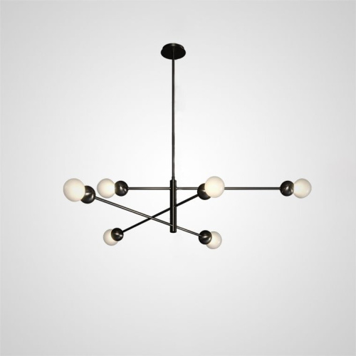 Люстра На Штанге Salme L4 Black By Imperiumloft Люстра На Штанге Salme L4 Black By Imperiumloft