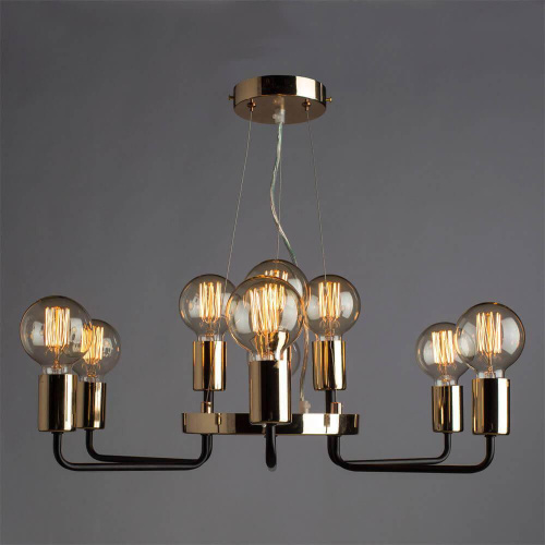 Подвесная люстра Arte Lamp Gelo A6001LM-9BK Подвесная люстра Arte Lamp Gelo A6001LM-9BK