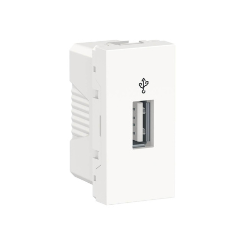 Розетка компьютерная USB Schneider Electric Unica New Modular NU342918 Розетка компьютерная USB Schneider Electric Unica New Modular NU342918