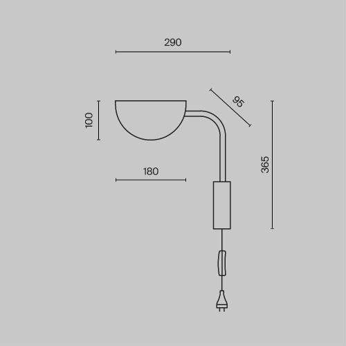 Бра Maytoni Technical Mollis MOD126WL-01B Бра Maytoni Technical Mollis MOD126WL-01B